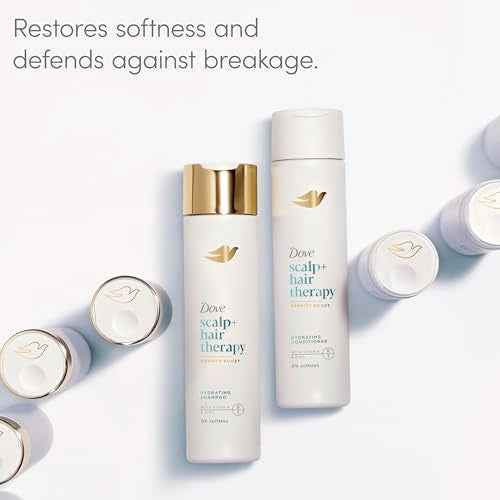 Dove Density Boost Hydrating Conditioner Scalp Therapy for Dry Hair, with Vitamin B3, Zinc and 0% Sulfates, 9.25 oz