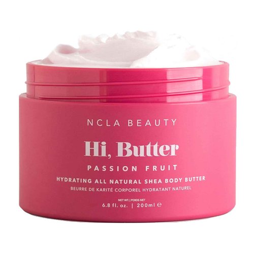 NCLA - Hi, Butter Natural Shea Body Butter | Vegan, Cruelty-Free, Clean Skincare (Passionfruit, 6.8 oz | 200 ml)