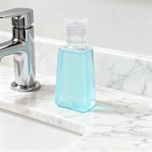 MANCHAP 100 Pack 1oz Plastic Empty Squeeze Bottles, 30ml Clear Travel Refillable Squeeze Bottles with Flip Cap for Lotions, Creams, Toiletries