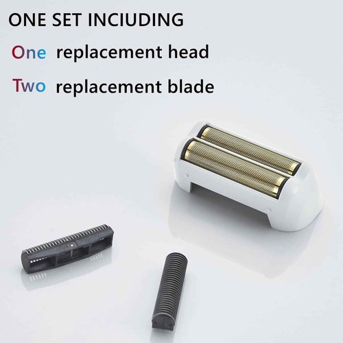 2 Pack Pro Shaver Replacement Foil and Cutters Compatible with andis 17150(TS-1)/17155/17200 Shaver ProFoil Lithium Replacement Golden