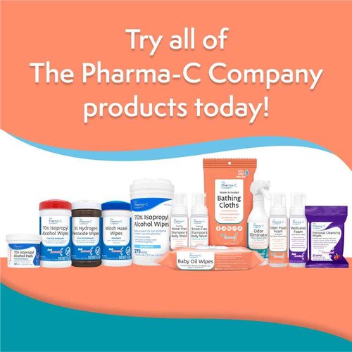 The Pharma-C Company - Foaming Rinse Free Shampoo & Body Wash [6 pack] - Fragrance & Dye Free - Hospital Tested Gentle No-Rinse Formula Leaves Hair & Body Fresh & Clean