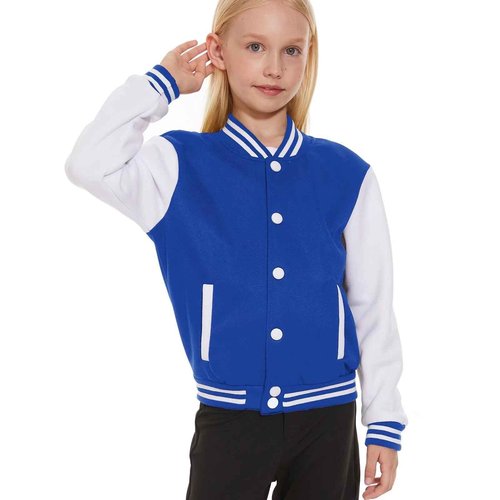 jeecoin Kids Baseball Jackets Girls Boys Varsity Jackets Casual Lightweight Sports Bomber Jacket School Jackets