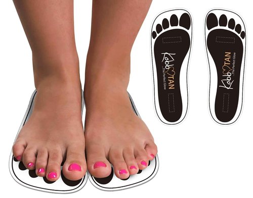 120 Pairs(240feets)Spray Tan Feet Pads Disposable & Economic Black Feet pads for Spray tanning,Use in Tanning booth,Sunless Tanning at Home or Beauty Salon-Non Slip-Comfortable-Hygienic-Ultra Bronzing