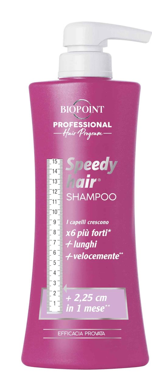 BIOPOINT Shampoo Speedy Hair 13.5 Fl Oz, Made in Italy [italian import]