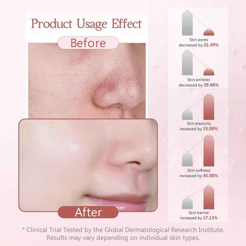 ORDIFEN Collagen Night Wrapping Mask for Glowing Skin, Collagen Overnight Wrapping Peel Off Facial Mask for Elasticity Hydration, Reduce Sagging Dullness, 2.65 fl.oz, Pink(Brush Included)
