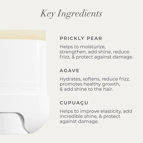 Goldie Locks Flyaway Fix Hydrating Pomade Stick - Tames Flyaways and Controls Frizz - Lightweight Non-Greasy Hold - Safe for Extensions & Color-Treated Hair - Protein-Free - 0.5 oz