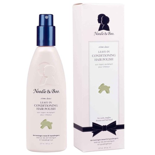 Noodle & Boo Extra Gentle Shampoo, 8 Fl Oz (Pack of 1) + Noodle & Boo Conditioning Hair Polish, (8 Fl Oz)