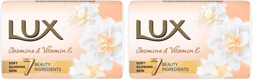 LUX Velvet Glow Jasmine & Vitamin E For Glowing Skin Beauty Soap Mega Pack 3 X100 g (Pack of 2)