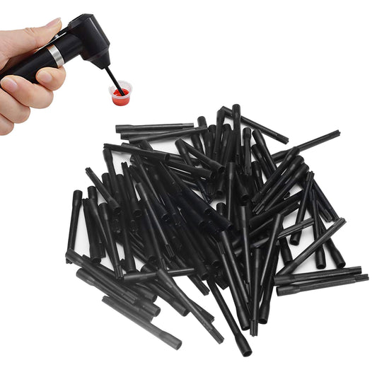 100Pcs Tattoo Ink Mixing Stick, Color Mixer, Ink Mixer Pigment Mixer Stick, Eyebrow Machine Mixing Stick, Paint Stirrer, Ink Mixer Supply Supplies（Excluding machines）(100 Black)