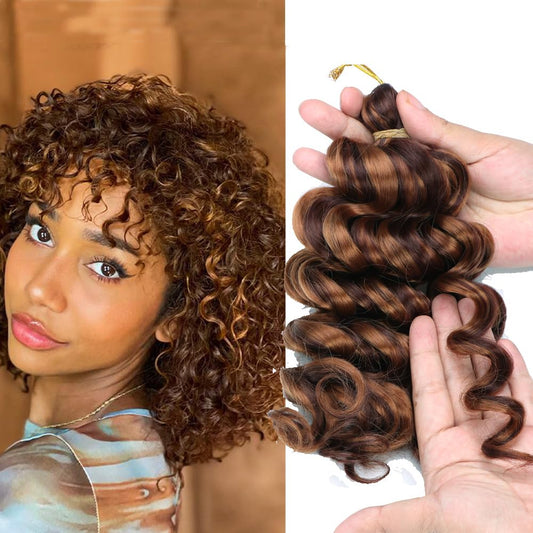 Short Length Italian Curl Synthetic Crochet Hair Goddess Box Braiding Boho Hairstyle 10inch 400gram Full Head Short Curly Braiding Hair (P33/30)