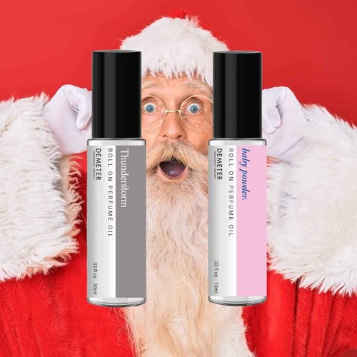 DEMETER Thunderstorm & Baby Powder Perfume Oil Roll on Duo