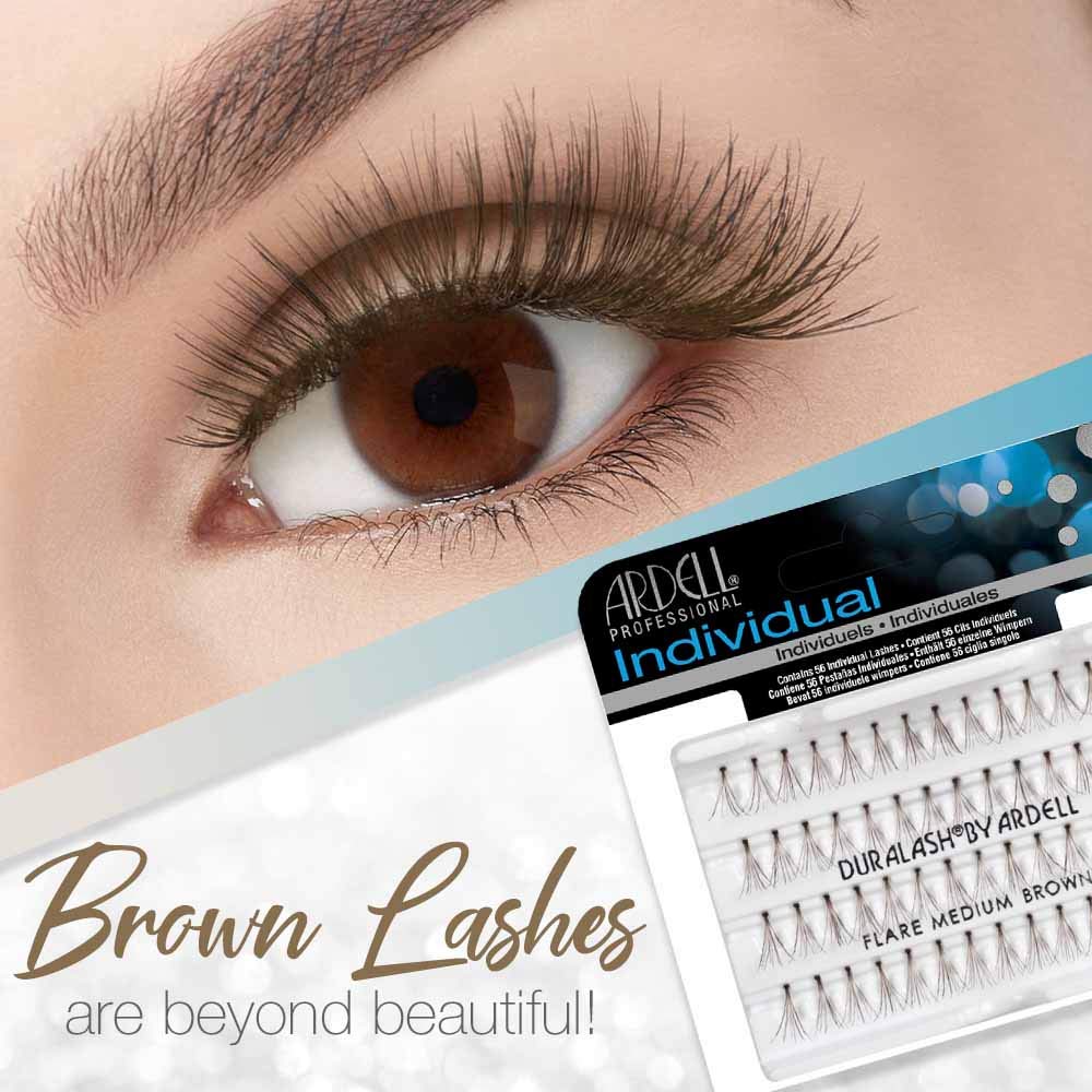 Ardell False Eyelashes Medium Brown 4 Pack