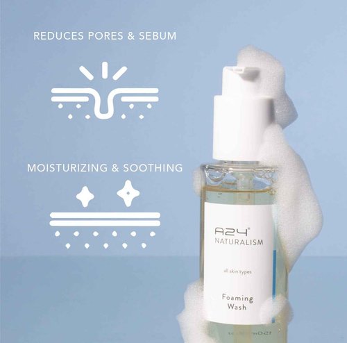 A24 Organic Aloe Foaming Wash | pH 5.5 | Hypoallergenic | No Water Added | 99% Natural | Vegan Formula | Ideal for Sensitive and Dry Skin | Soap Free