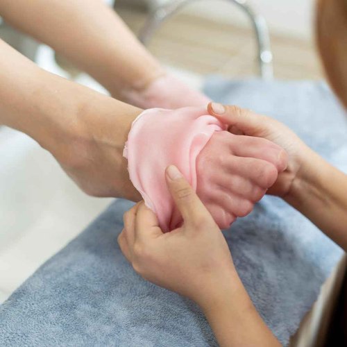 Paraffin Wax Refills 4lb by FLEUR DE SPA – Made in USA – Infused with Coconut & Jojoba Oils – Moisturizing, Hydrating & Soothing for Hands, Feet & Body – Spa & Home Use (4lb box, Lavender)
