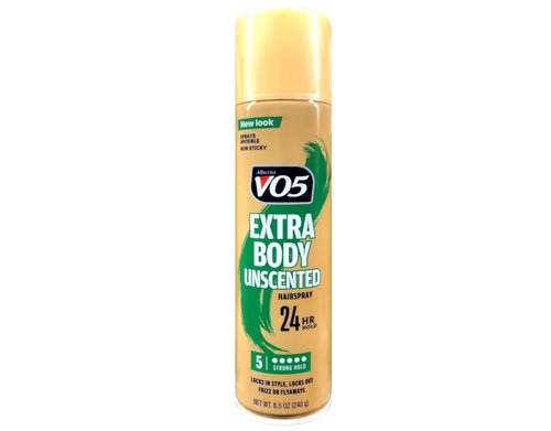 VO5 Crystal Clear Hairspray, Unscented 8.5 oz (Pack of 6)