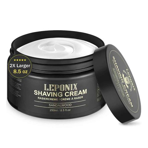Basic Shaving Kit for Men & 250ml Luxury Large Shaving Cream