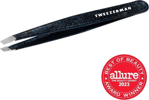 Tweezerman Special Edition 40th Anniversary Slant Tweezer - Eyebrow Tweezers for Women and Men
