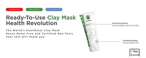 Clay Mask - 4FL.OZ. - Anti-Aging - Ready-to-Use healing clay - Facial Care Single