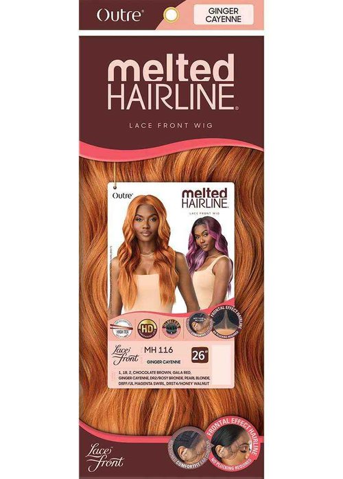 Outre Lace Front Wig - Melted Hairline - MH 116 (DARK BROWN 2)