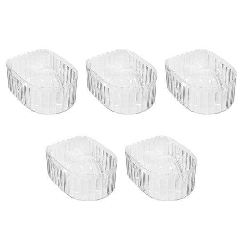 FRCOLOR 5 Pcs Nail Soaking Bowls for Manicure Gel Polish Remover Hand Soak Bowls Nail Art Dishes for Professional Salon and Home Use