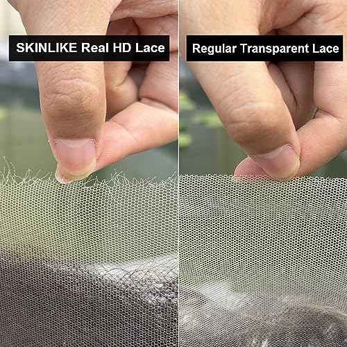 Venice Hair Real HD Lace Closure only 0.10mm Ultra-thin Invisible Crystal HD Lace Pre Plucked with Baby Hair Straight Human Hair Lace Frontal Closure (7x7 HD Body, 18 Inch)