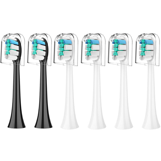 Replacement Toothbrush Heads for Philips Sonicare Replacement Heads C2,C1,4100,C3, Electric Replacement Brush Head Compatible with Phillips Sonicare,for Philips Sonic Care Electric Brush,6 Pack