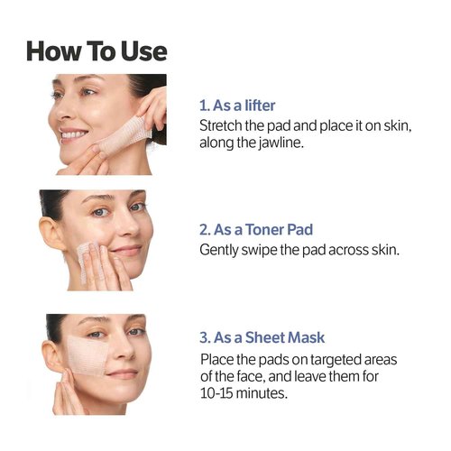 SUNGBOON EDITOR Deep Collagen Retinol Power Boosting Pads | Deep Hydration, Skin Elasticity for Dry Skin, Wrinkles, Korean Moisturzier, Korean Skincare, Toner Pads - 100 Count