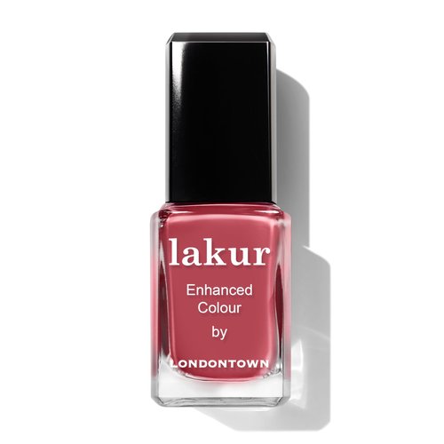 LONDONTOWN Blush Red Crème Nail Polish, Flushed Cheeks lakur, Vegan Chip-Resistant Long-Lasting Nail Lacquer, 40 fl oz (Pack of 2)