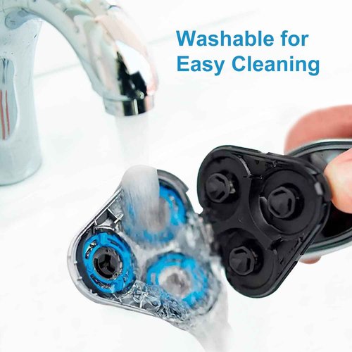 SH50 Replacement Blades Compatible with Series 5000 Electric Shavers, Replacement Heads For Philips Norelco 5000 Shaver, SH50 blades, 6-pc pack