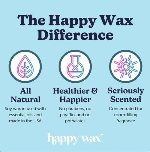 Happy Wax Clear Reusable Silicone Wax Warmer Liner for Happy Wax Signature, Mod, and Himalayan Wax Melters - No Mess, No Scrape Way to Remove Scented Wax - Long Lasting and Reusable Silicone