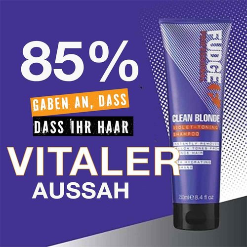 Shampoo by Fudge Clean Blonde Violet-Toning Shampoo 1000ml