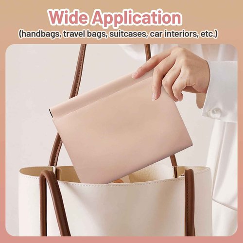 Muswelf 7.09″x5.51″ Small Pouches for Purse, 4PCS Cute Magnetic Mini Makeup Bag, Purse Organizers for Inside Large Storages, Organize Cosmetic, Lipstick, Jewelry,Coins in Women's Handbag