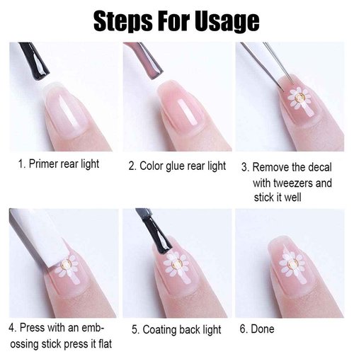 8 Sheets Cute Nail Art Stickers 3D Cartoon Cat Nail Decals Self-Adhesive Nail Stickers for Little Girl Nail Art Supplies Kawaii Nail Design for Women Kids Girls Manicure Decoration
