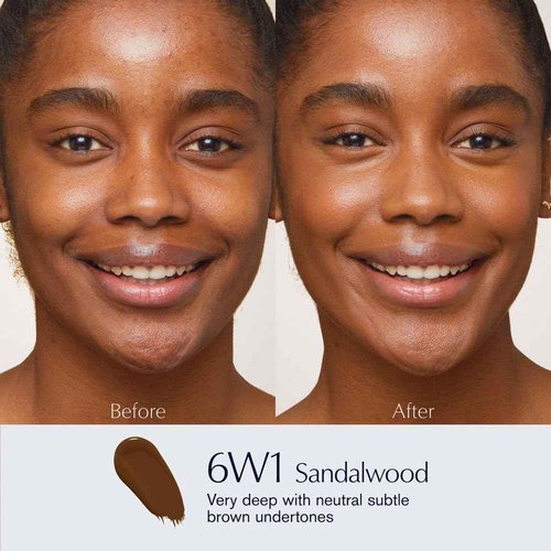 Estée Lauder Double Wear Sheer Matte Foundation SPF 19 | 12-Hour Wear, 1.0 Fl Oz, 6W1 Sandalwood