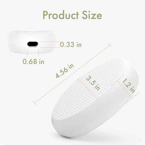 AmazerBath Purple Lotion Applicator for Back, 4 Replaceable Pads with 1 Long Handled and 6 PCS White Lotion Applicator Replacement Pads, Apply Cream Medicine Skin Cream Moisturizer Sunscreen Tanner