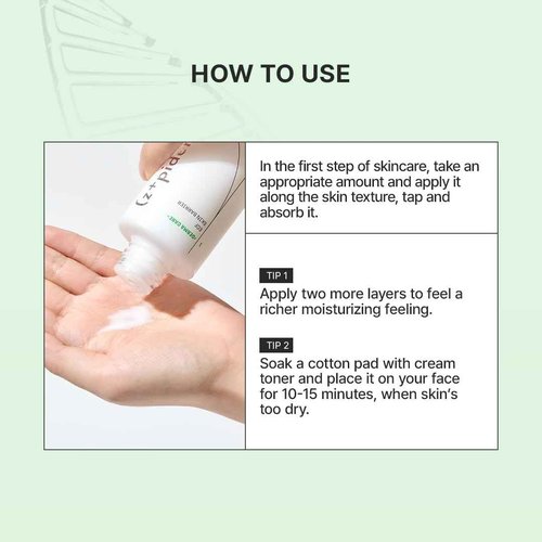 Zipiderm EGF Skin Barrier Cream Toner – Korean Milky Hydrating Toner for Dry, Sensitive & Acne-Prone Skin with Ceramides, Hyaluronic Acid, Rice Bran & Soy Protein, Moisturizing Skincare, 5.07 fl oz