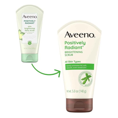 Aveeno Positively Radiant Brightening Daily Scrub 5oz (2 Pack)