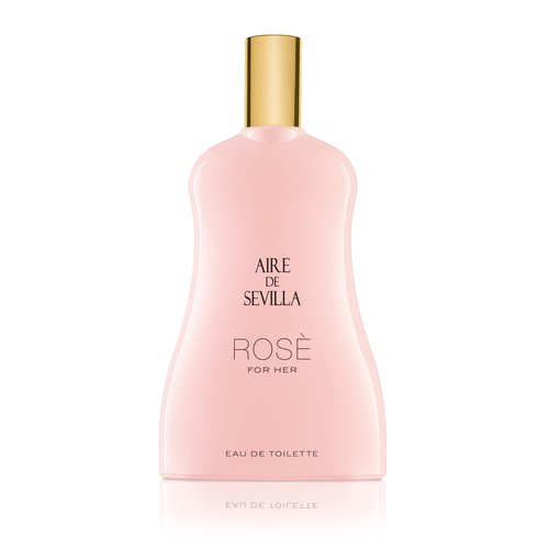 Instituto Español Aire de Sevilla Rose Gift Set for Women – Travel Size Eau de Toilette, Body Gel & Body Lotion (100 ml / 3.4 fl oz Each)