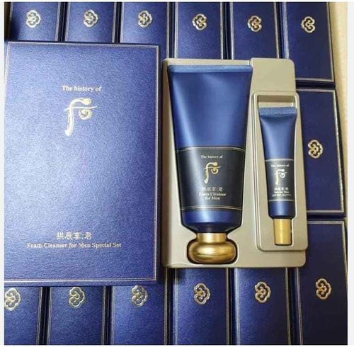 The history of Whoo Gongjinhyang Cleansing Foam Special Set for men 180ml Free 40ml