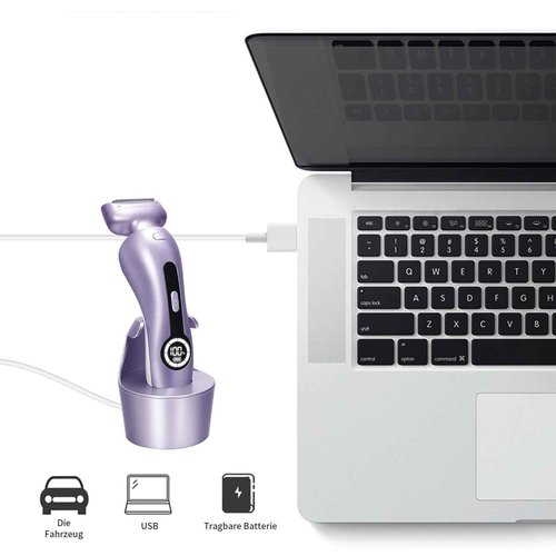 MEROM Charger Compatible with Krovena Women Electric Razors Shaver, Replacement Charging Cable for Trimmer, Power Cord Adapter