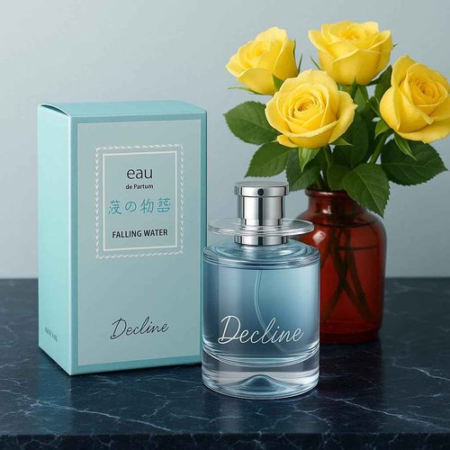 Women's Perfume 100ml (3.4oz), Light Blue Glass Bottle with Silver Cap, Elegant Fragrance For Women