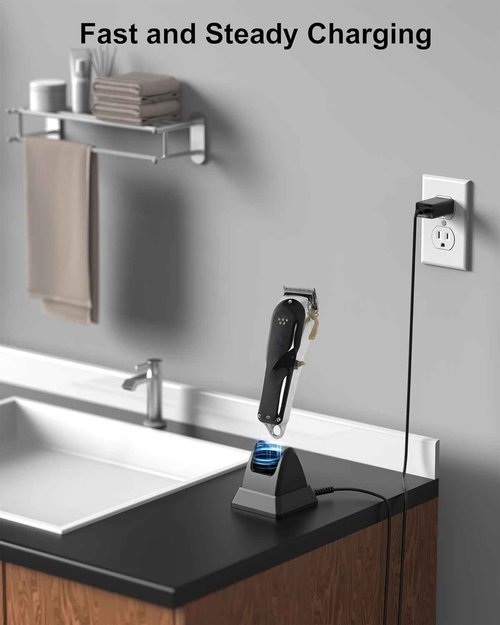 WUKUR Charging Stand for Wahl Cordless Clipper 3801, Charging Stand for Wahl Sterling and 5-Star 8148 8481 8591 81919 8504 8509 Cordless Clippers Charging Base