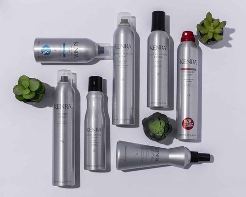 Kenra Professional Thermal Styling Spray 19 | Heat Protection | Firm Hold Heat-Activated | Tames Frizz, Flyaways & Adds Shine | All Hair Types | 10 fl. Oz (2-Pack)