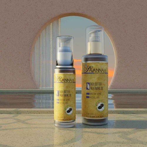 Savannah Hair Therapy Hair Oil with Shea Butter for Frizzy, Dry & Damaged Hair, Hydrating Keratin Treatment Oil, 1.69oz/50ml