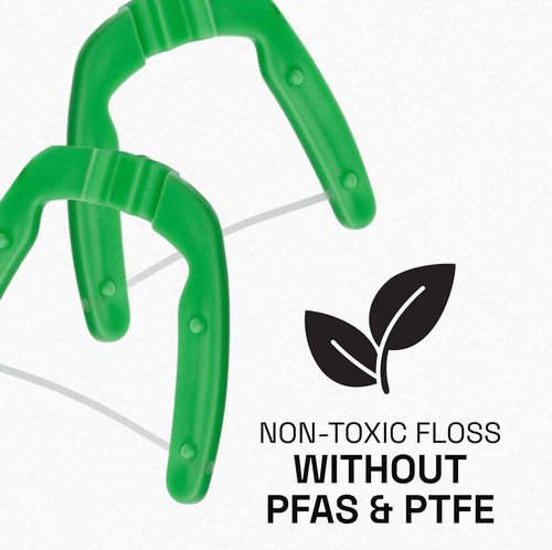 Listerine Ultraclean Access Flossers Disposable Heads Fresh Mint Crystals 28 Each (Pack of 6)