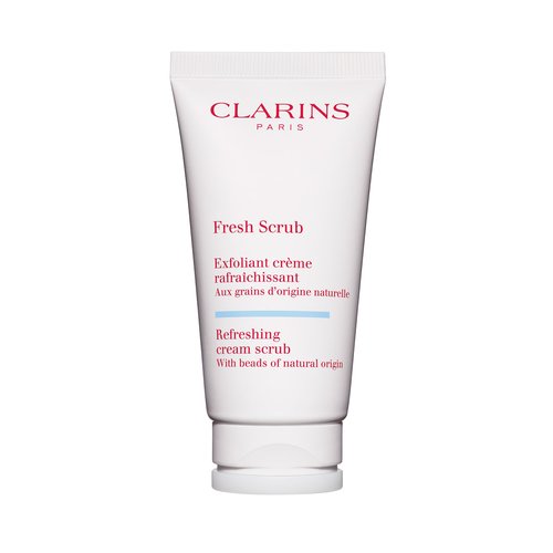 Clarins Fresh Scrub | Award-Winning | Refreshing, Cream-Gel Face Scrub With Natural Beads | Gently Exfoliates, Refreshes and Hydrates | Paraben-Free | SLS -Free | Mineral Oil Free | All Skin Types