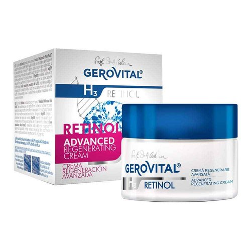 GEROVITAL RETINOL Advanced Skin Regenerating Cream with Retinol and Sepilift Complex, Anti Aging Face Moisturizer, Rapid Wrinkle Repair, Day & Night Face Cream, 50 mL