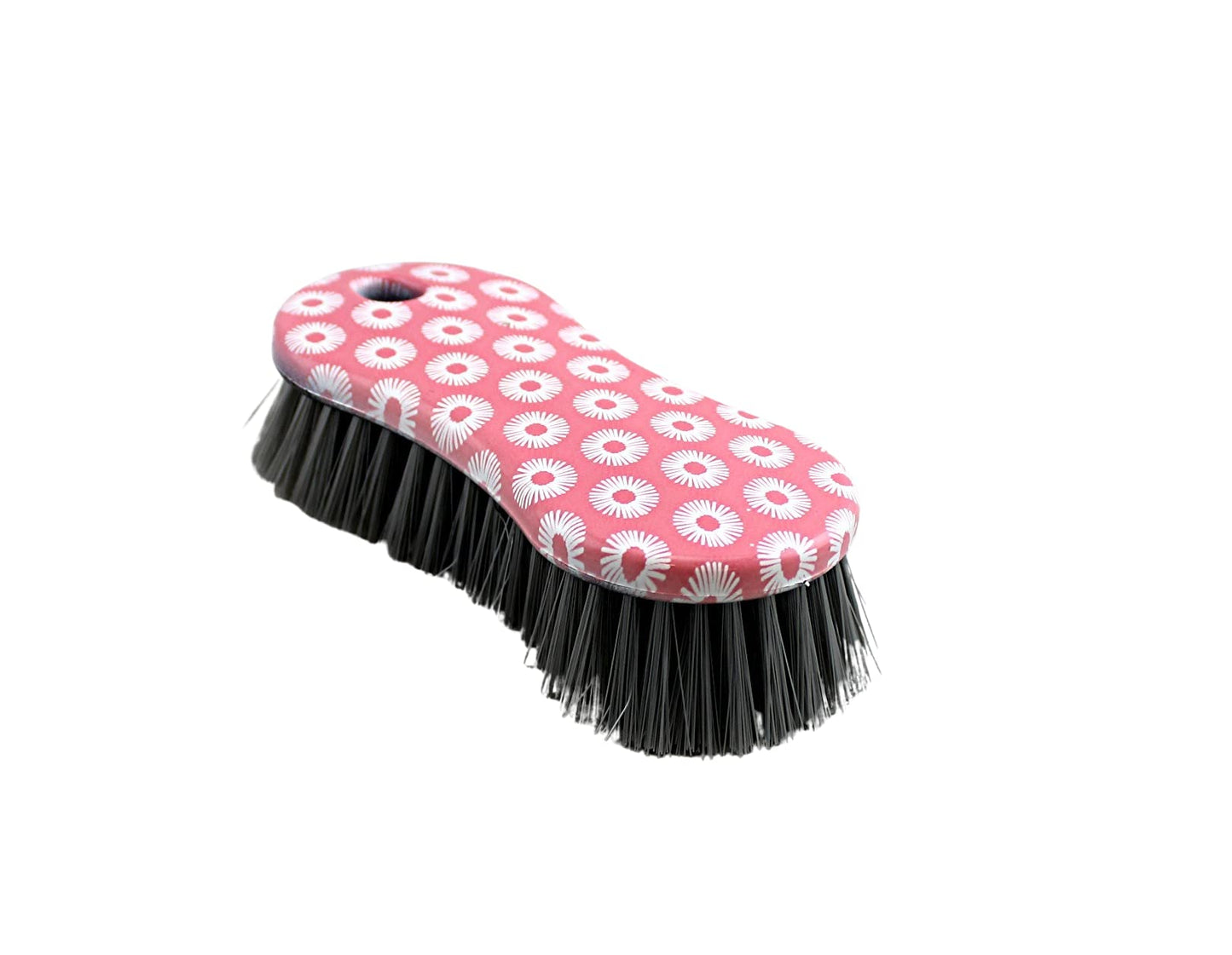 Multi-Purpose Heavy Duty Designer Printed Scrub Brush - Pack of 2 (Pink)