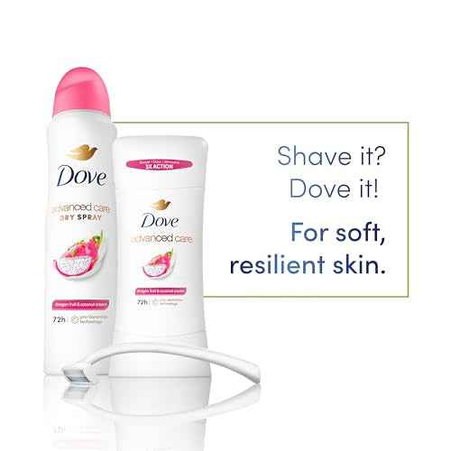 Dove Advanced Care Antiperspirant Deodorant for Women Dragon Fruit & Coconut Cream 3 pack 72 hour sweat and odor protection 2.6 oz