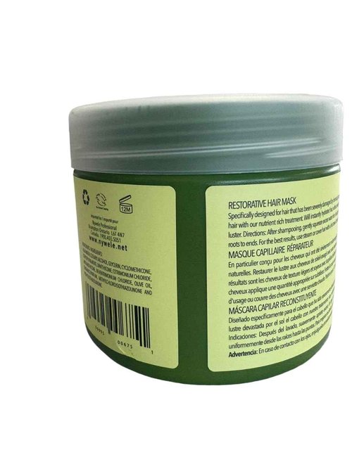 Nywele Restorative Hair Mask, 16.9 oz (500 ml) with Olive Oil - Moisturizing